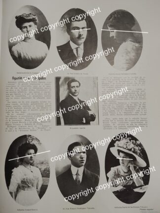 AFICHE ANTIGUO 1911 EL MUSICO PEDRO OGAZON Y SUS ALUMNOS / MUSICOS