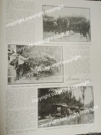 CARTEL ANTIGUO ORIGINAL FUNERALES DE LA FAMILIA CARDENAS FERNANDEZ