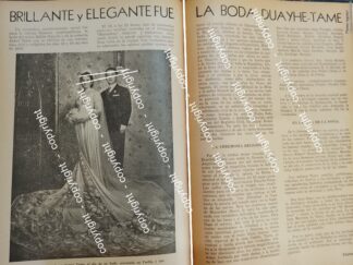 AFICHE ANTIGUO. BODA. DUAYHE TAME 1942 PUEBLA /ASM
