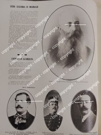 AFICHE ANTIGUO. PRIMITIVO ORTIZ DE AYALA. Y OTROS POLITICOS 1912