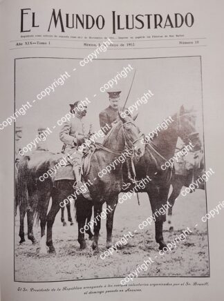 PORTADA ANTIGUA. FRANCISCO I MADERO EN LA COL. ANZURES 1912 /POLITICOS