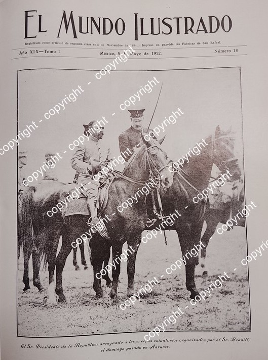 PORTADA ANTIGUA. FRANCISCO I MADERO EN LA COL. ANZURES 1912 /POLITICOS