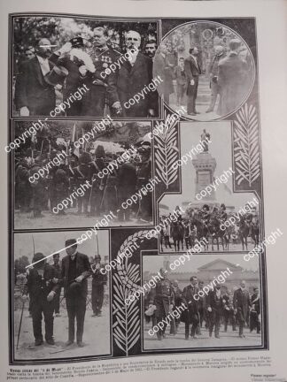 AFICHE ANTIGUO. FRANCISCO I MADERO INAUGURA MONUMENTO A MORELOS EN CUAUTLA 1912