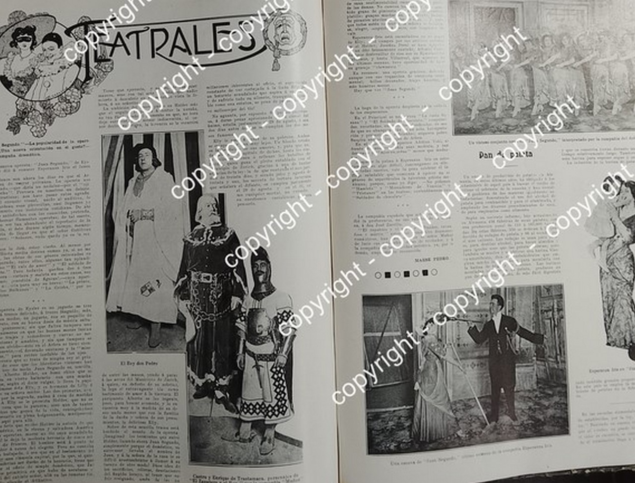 AFICHE ANTIGUO. OBRAS EN LOS TEATROS ARBEU Y ESPERANZA IRIS 1912