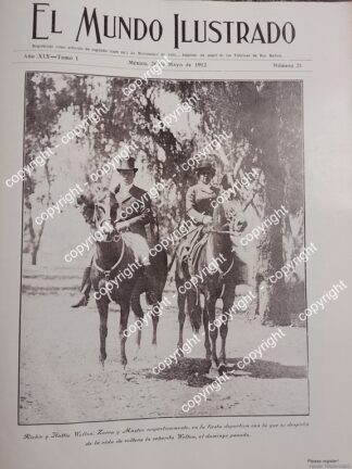PORTADA ANTIGUA. Richard y Hattie Welton, 1912 ASM