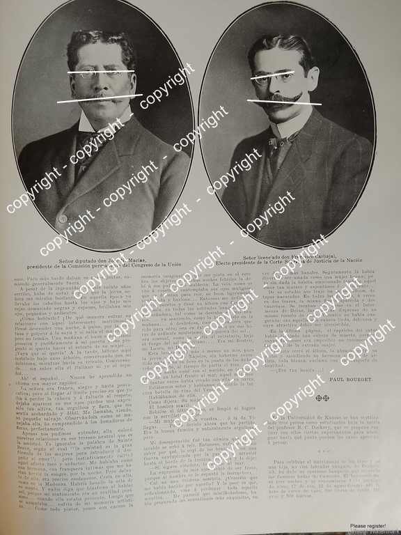 NOTA DE PRENSA ANTIGUA. LIC FRANCISCO CARBAJAL Y GUAL, PRESIDENTE SUPREMA CORTE 1912 / POLITICOS