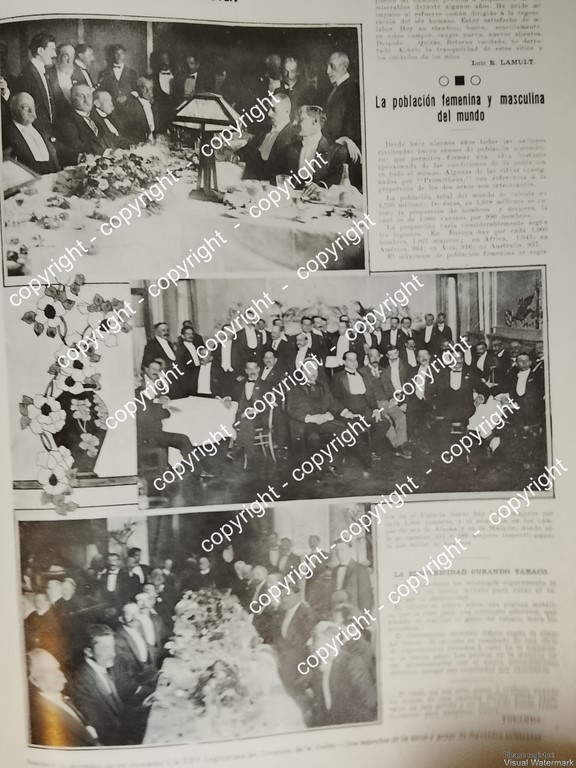 AFICHE ANTIGUO NOTA. BANQUETE DIPUTADOS DE LA XXV LEGISLATURA 1912, POLITICOS