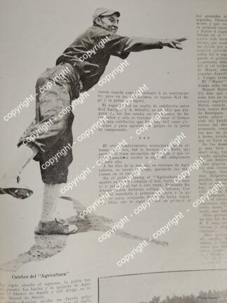 AFICHE ANTIGUO. CAMPEONATO DE BEISBOL, CLUB MARTE Vs AGRICULTURA 1912 /DEPORTES