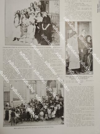 AFICHE ANTIGUO. ALFREDO B. ULLOA Y FAMILIA ETC 1912 ASM