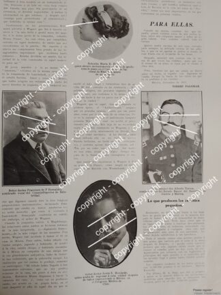 NOTA DE PRENSA ANTIGUA. DR. JESUS E. MONJARAS / ALBERTO TORREA ETC 1912 /MILITARES MEDICOS