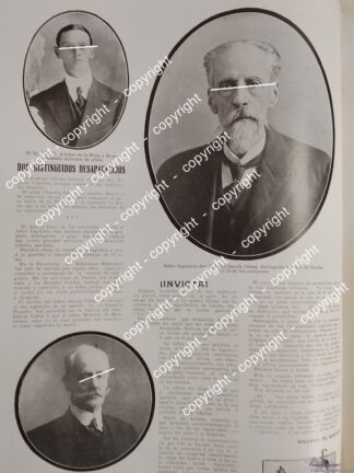 AFICHE ANTIGUO. MUERE ANTONIO GARCIA CUBAS Y EUGENIO CHAVERO 1912 /CIENTIFICOS