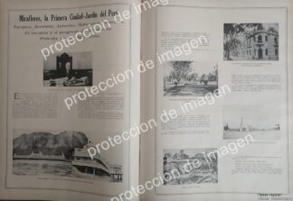 CARTEL DE PUBLICIDAD ANTIGUA DE PERU, EDUARDO VILLENA REY Y SUS OBRAS EN MIRAFLORES 1936 /POLITICOS