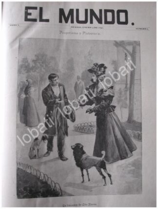 PORTADA ANTIGUA ORIGINAL 1897 DE JOSE MARIA VILLASANA, LIMOSMA