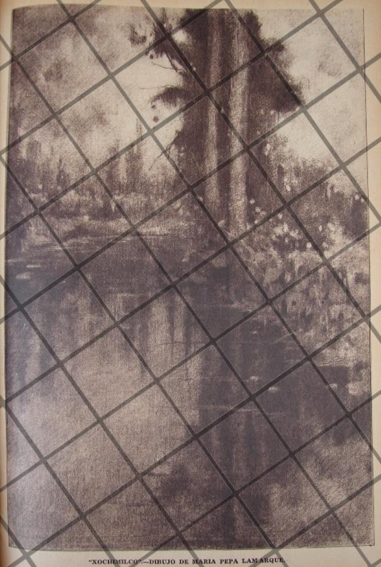 FOTO GRABADO ANTIGUO DE MARIA JOSEFA LAMARQUE