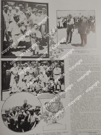 AFICHE ANTIGUO. CLUB MARTE GANA CAMPEONATO DE BEISBOL 1912 DEPORTES