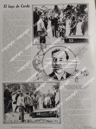 AFICHE ANTIGUO. FUNERALES DE CELSO GAXIOLA ROJO 1912 / POLITICOS