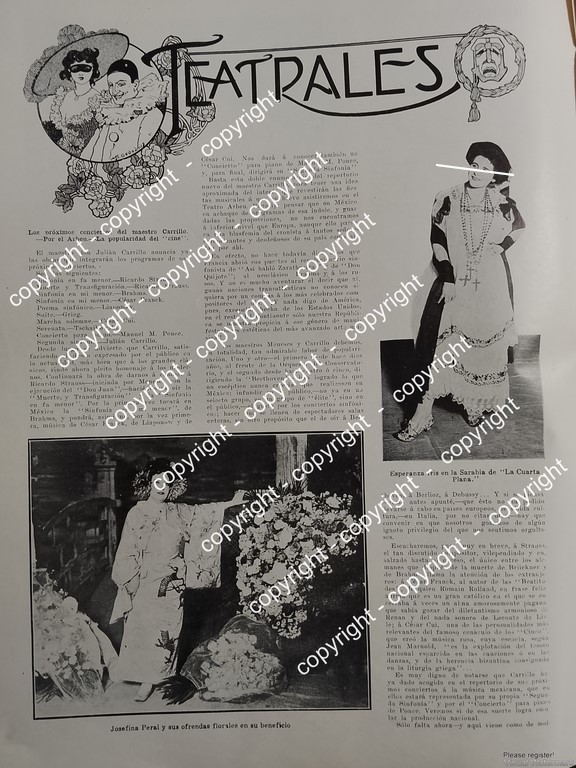 AFICHE ANTIGUO. ACTRICES JOSEFINA PERAL Y ESPERANZA IRIS / ARTISTAS