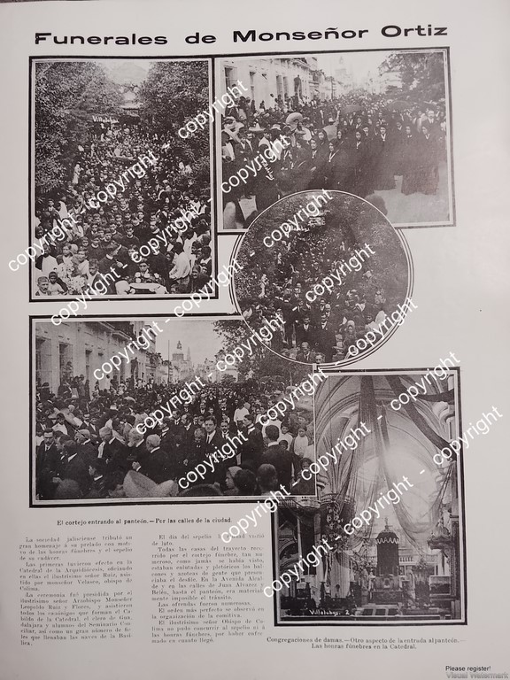 AFICHE ANTIGUO. FUNERALES DEL OBISPO JOSE DE JESUS ORTIZ RODRIGUEZ 1912 /SACERDOTES RELIGION