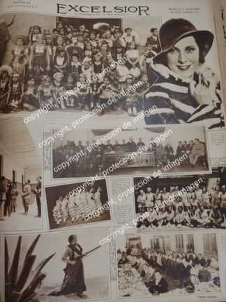 AFICHE ANTIGUO. ALUMNOS DEL COLEGIO ALEMAN, ESPERANZA IRIS Y MAS 1931/ ESCUELAS