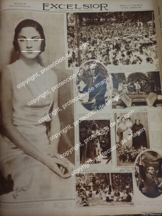 AFICHE ANTIGUO. AMPARO OBREGON CORRAL. EMMA PIÑEYRO Y MAS 1932