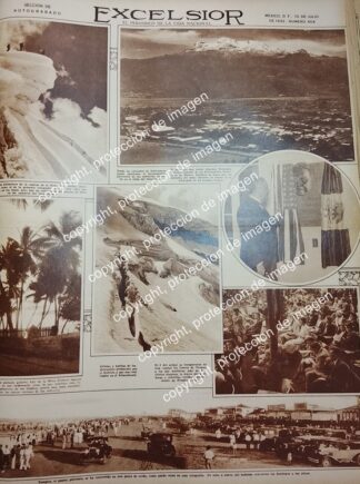 AFICHE ANTIGUO. VARIOS LUGARES DE MEXICO 1932 /LDM