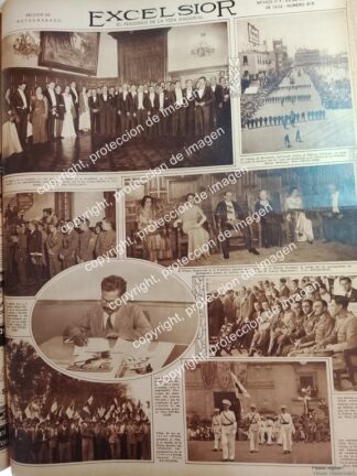AFICHE ANTIGUO. ABELARDO L. RODIRGUEZ, JOSE DE JESUS JIMENES Y OTROS 1932
