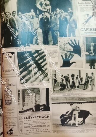 AFICHE ANTIGUO. EXPOSICION DEL FOTOGRAFO AGUSTIN JIMENEZ, BELLAS ARTES 1932