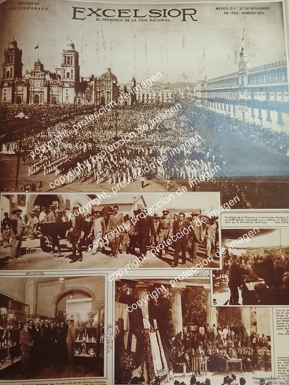PORTADA ANTIGUA. DESFILE PLAZA DE LA CONSTITUCION Y MAS 1932 /LDM