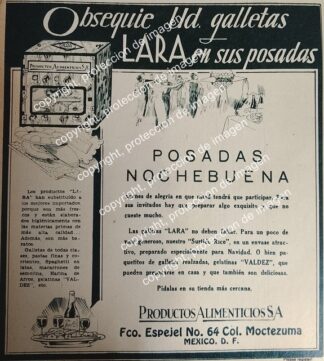 AFICHE ANTIGUO. PASA. PRODUCTOS ALIMENTICIOS S.A 1932 /RARO