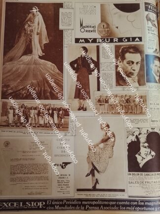 AFICHE ANTIGUO. BODA ARRECHEDERA SIERRA 1932 ( Ma Dolores Sierra) ASM Y OTROS