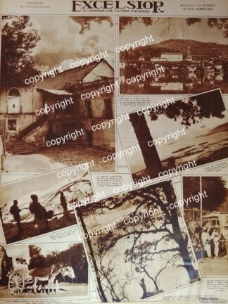 PORTADA ANTIGUA 1938 PARAJES Y LUGARES DE MEXICO VARIOS /LDM
