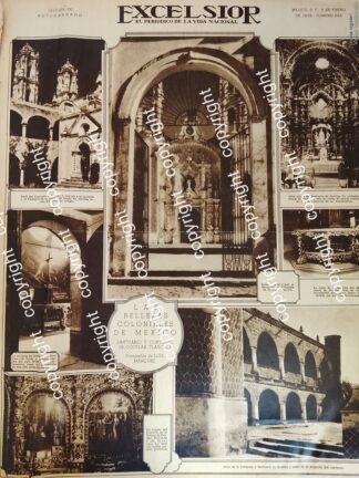 PORTADA ANTIGUA 1938 DEL FOTOGRAFO. LUIS MARQUEZ, EDIFICIOS COLONIALES LDM FOTOGRAFOS