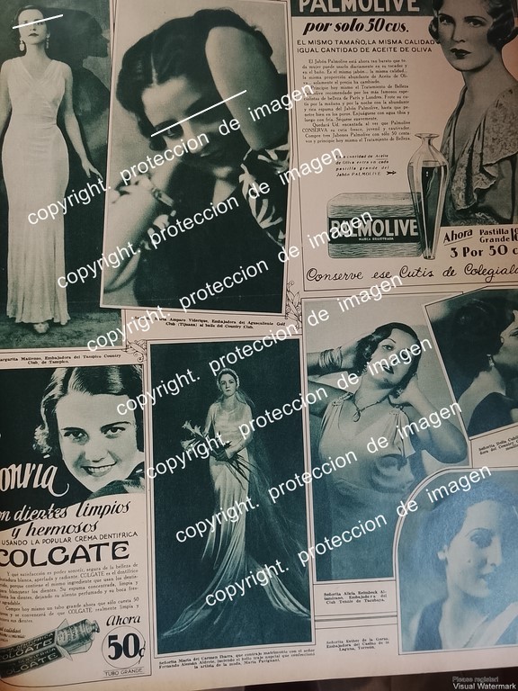 AFICHE ANTIGUO, MARGARITA MATIENZO (TAMPICO) AMPARO VIDERIQUE (TIJUANA) Y MAS 1932 ASM