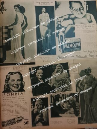 AFICHE PUBLICITARIO RETRO, COLGATE PALMOLIVE, Y OTROS 1933 /17